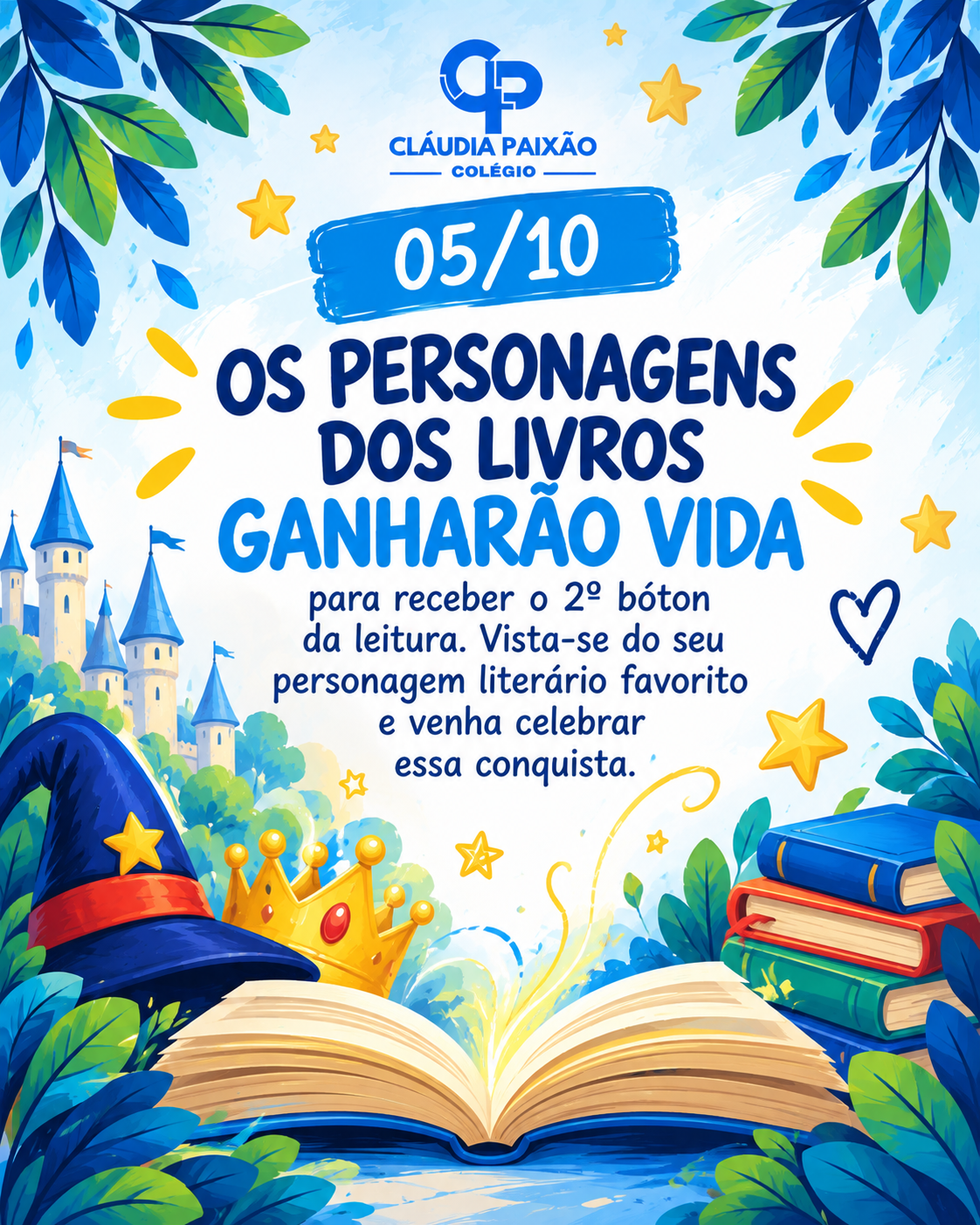 Arte da programação de 05/10: Personagem Literário