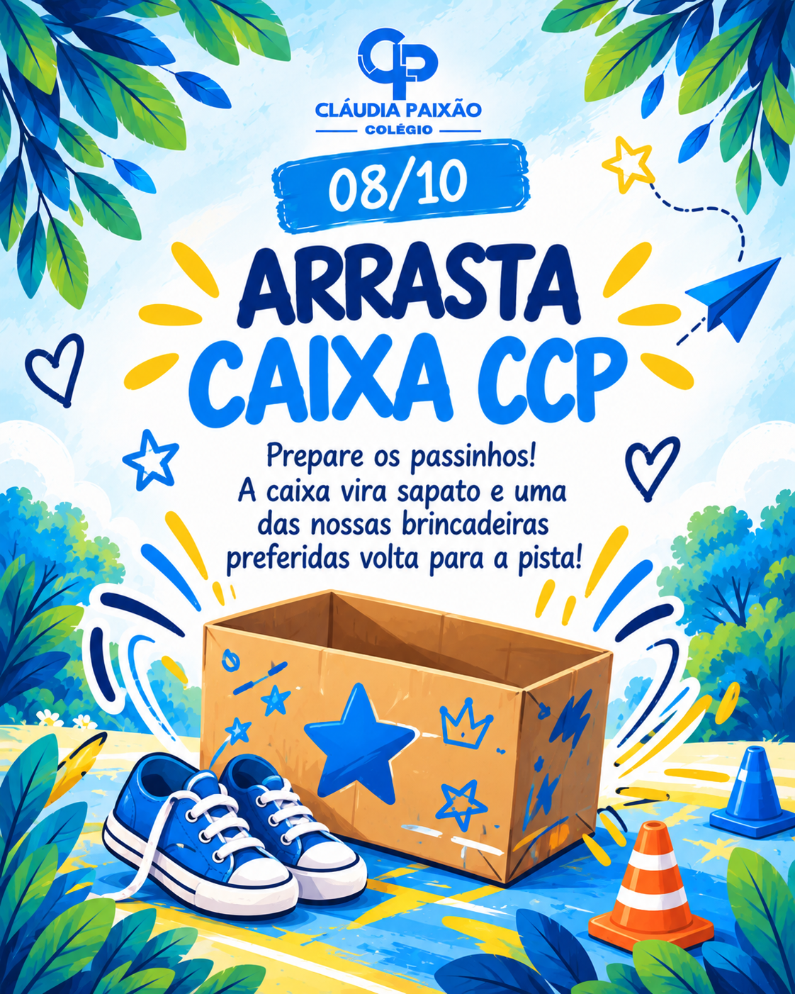 Arte da programação de 08/10: Arrasta Caixa